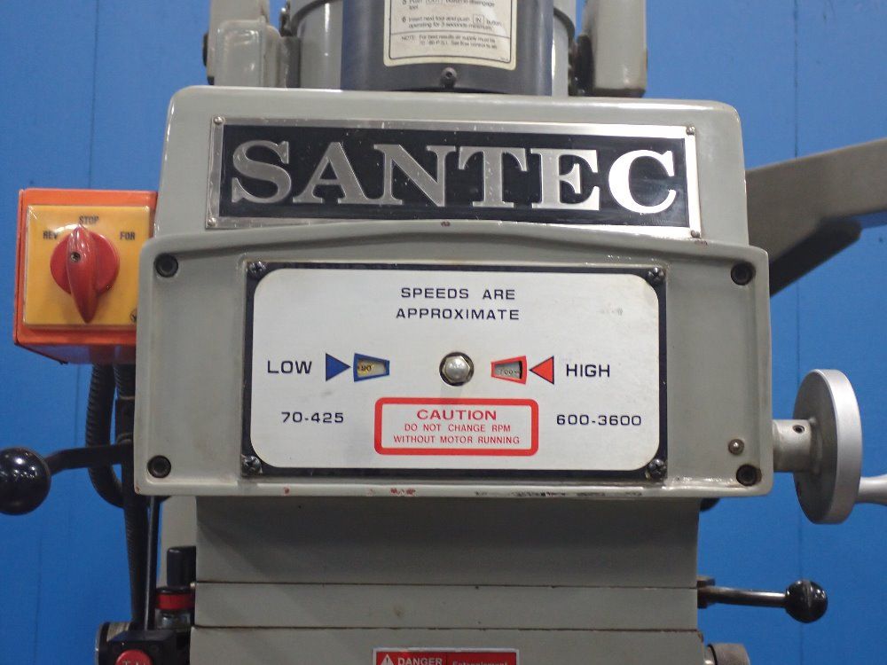 Santec 60" X 12" Cnc Vertical Mill - Rb40