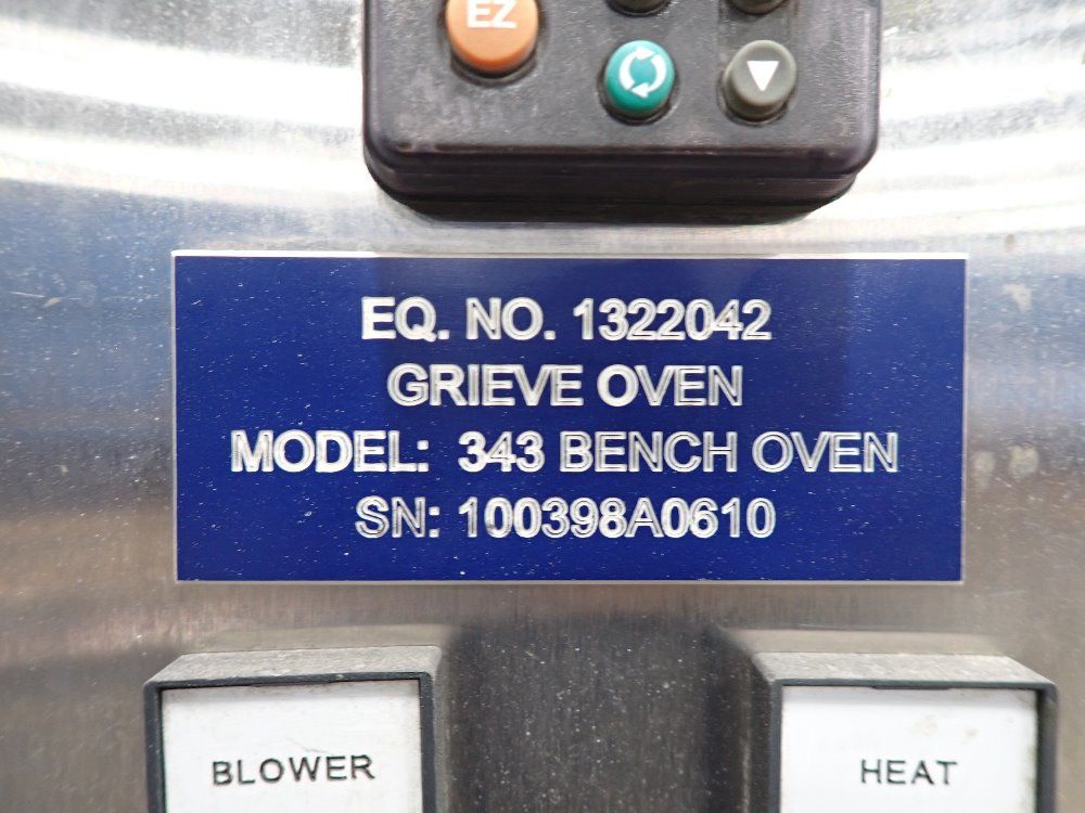 Grieve 1/3 Hp Electric Oven - 343