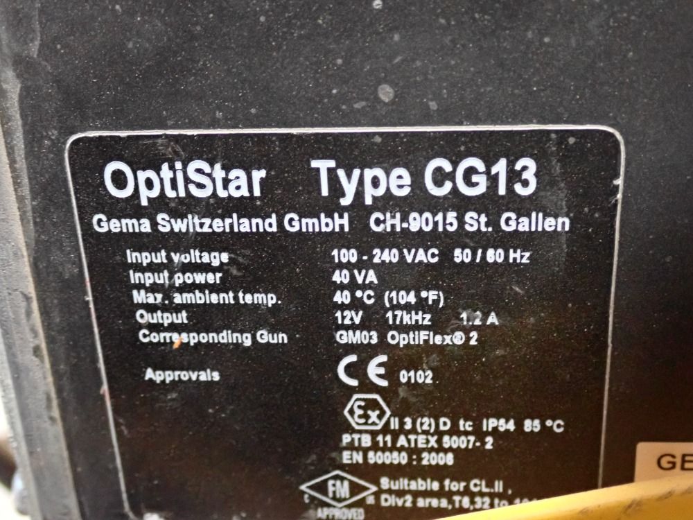 Gema Manual Powder Coating Equipment - Optiflex 2b