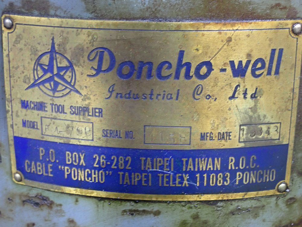 Doncho-well 8" X 2" X 6" Radial Arm Drill - Fm-793
