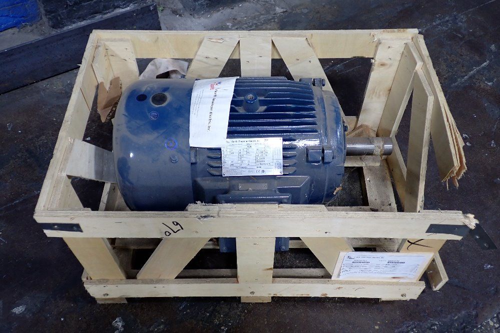 North American Electric 25 Hp Motor - Pe284t-25-4
