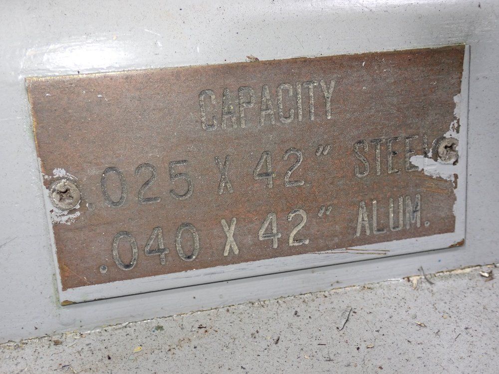 Di-acro 0.040" X 42" Plate Bending Roll - 36