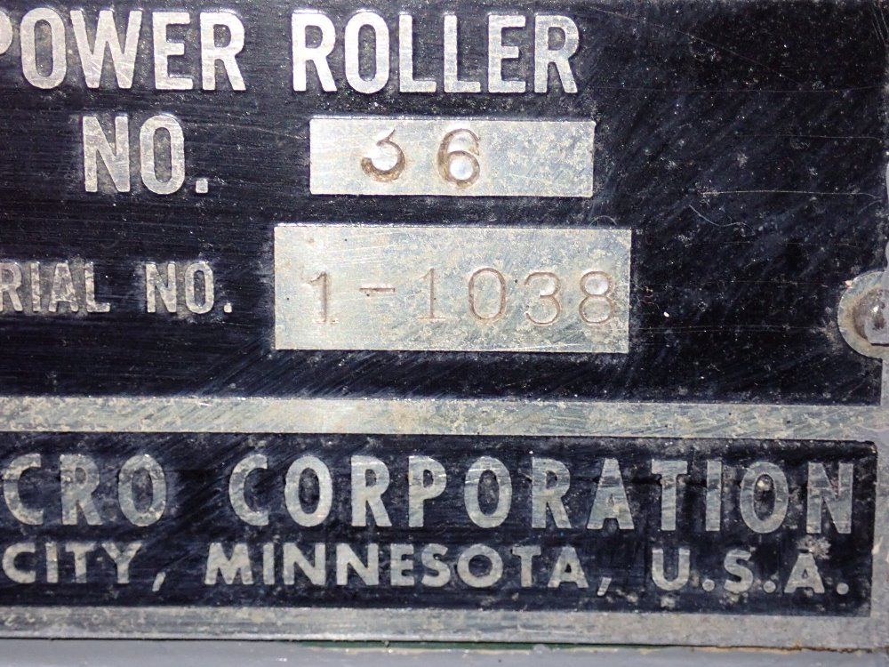 Di-acro 0.040" X 42" Plate Bending Roll - 36