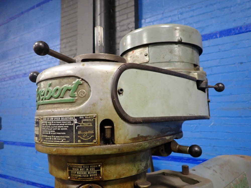 Bridgeport 36" X 9" Vertical Mill - 100323