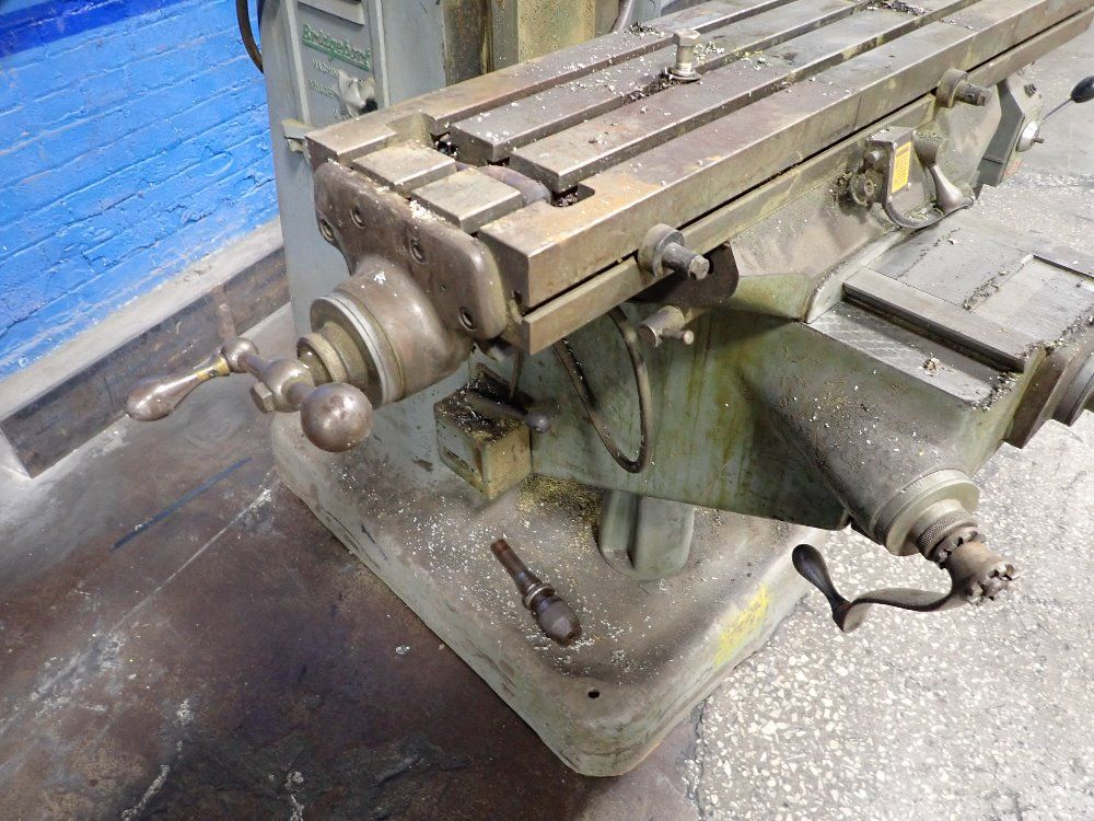 Bridgeport 36" X 9" Vertical Mill - 100323