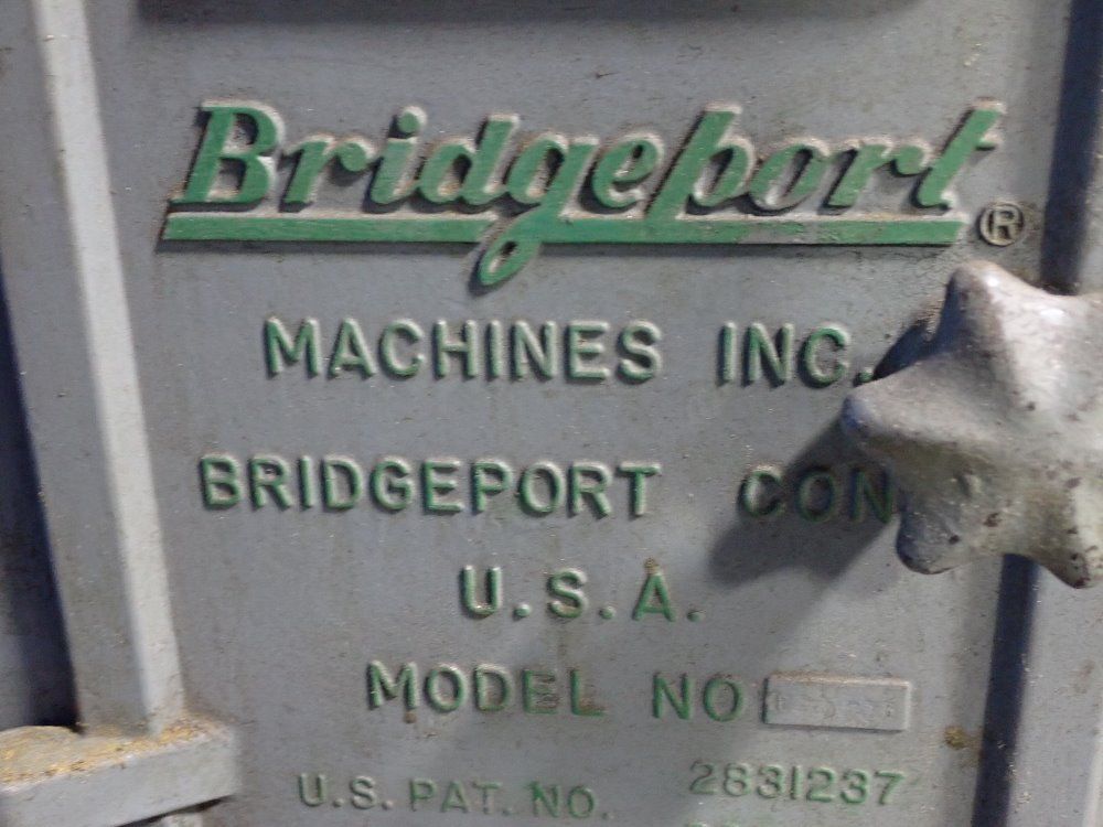 Bridgeport 36" X 9" Vertical Mill - 100323