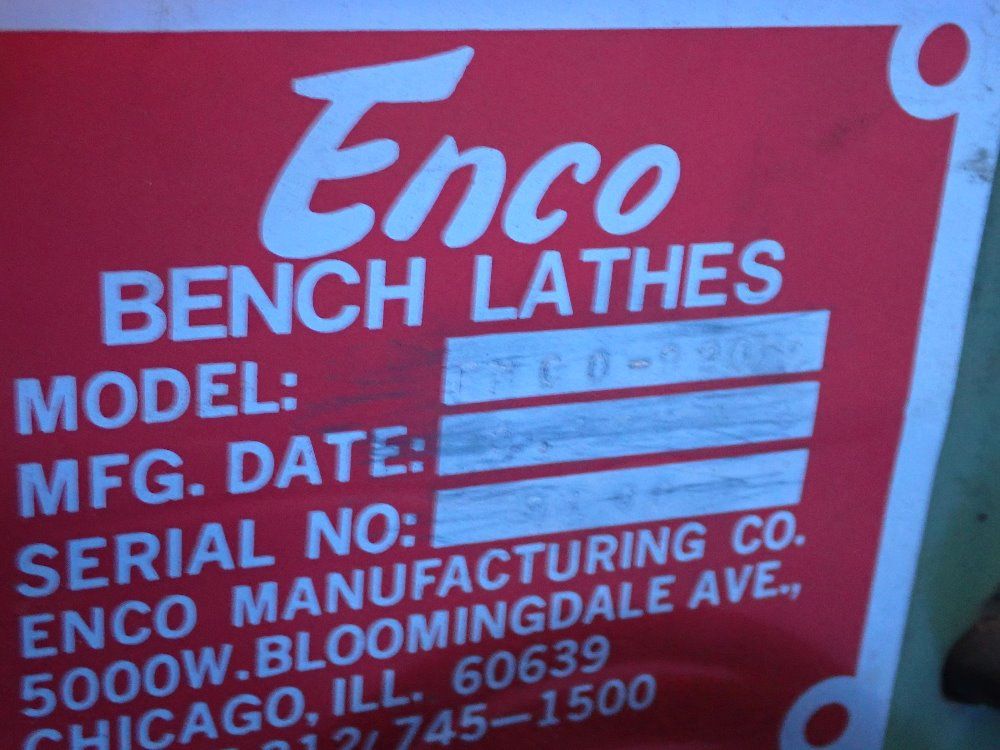 Enco 12" X 16" Lathe - Enco-92030