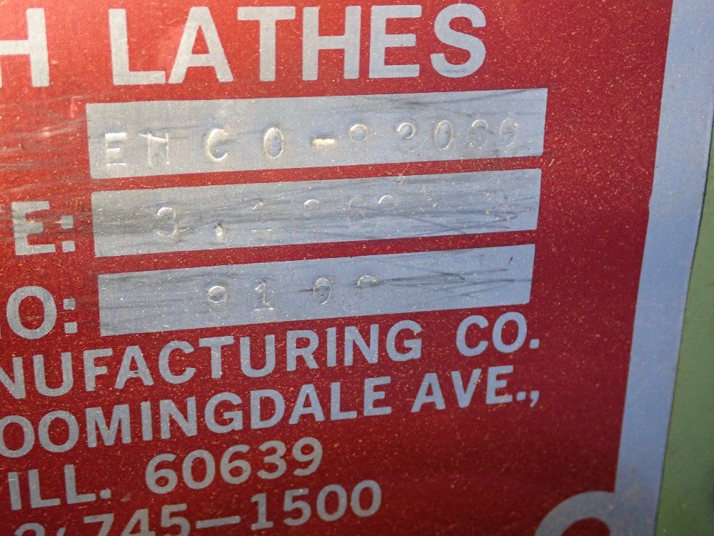 Enco 12" X 16" Lathe - Enco-92030
