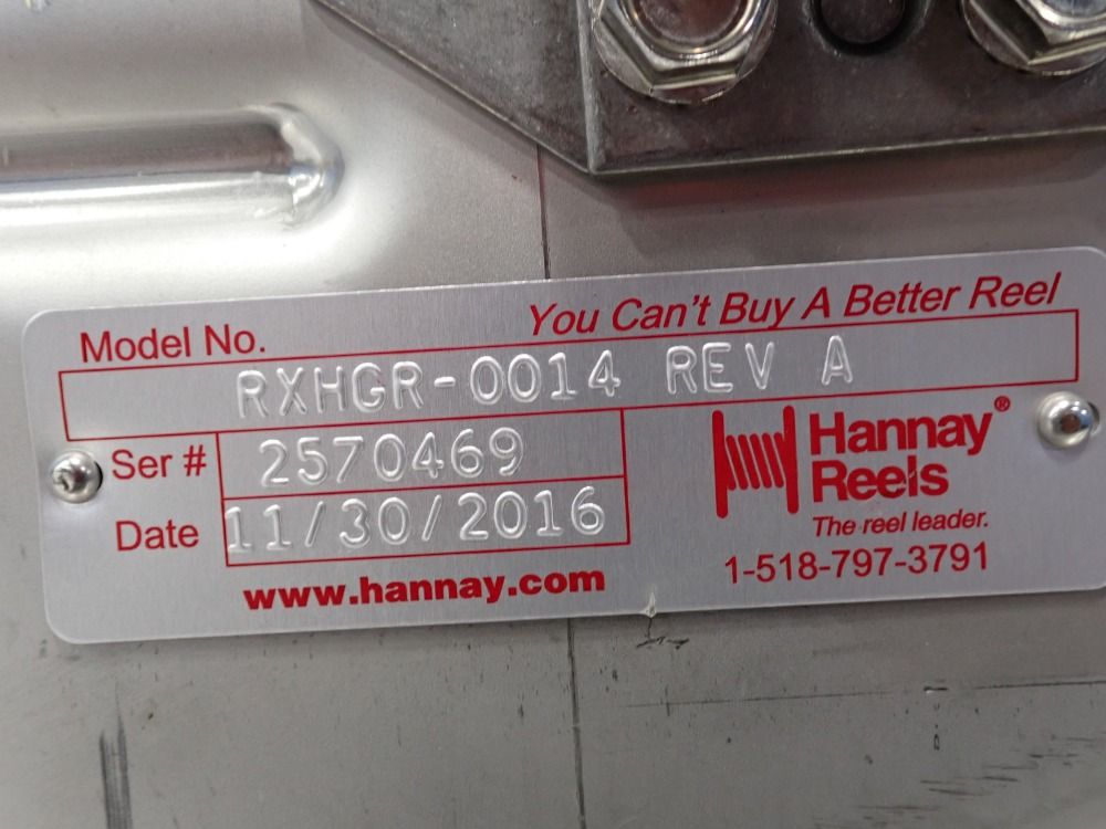 Hannay Reels Retractable Reel - Rxhgr-0014 Rev A