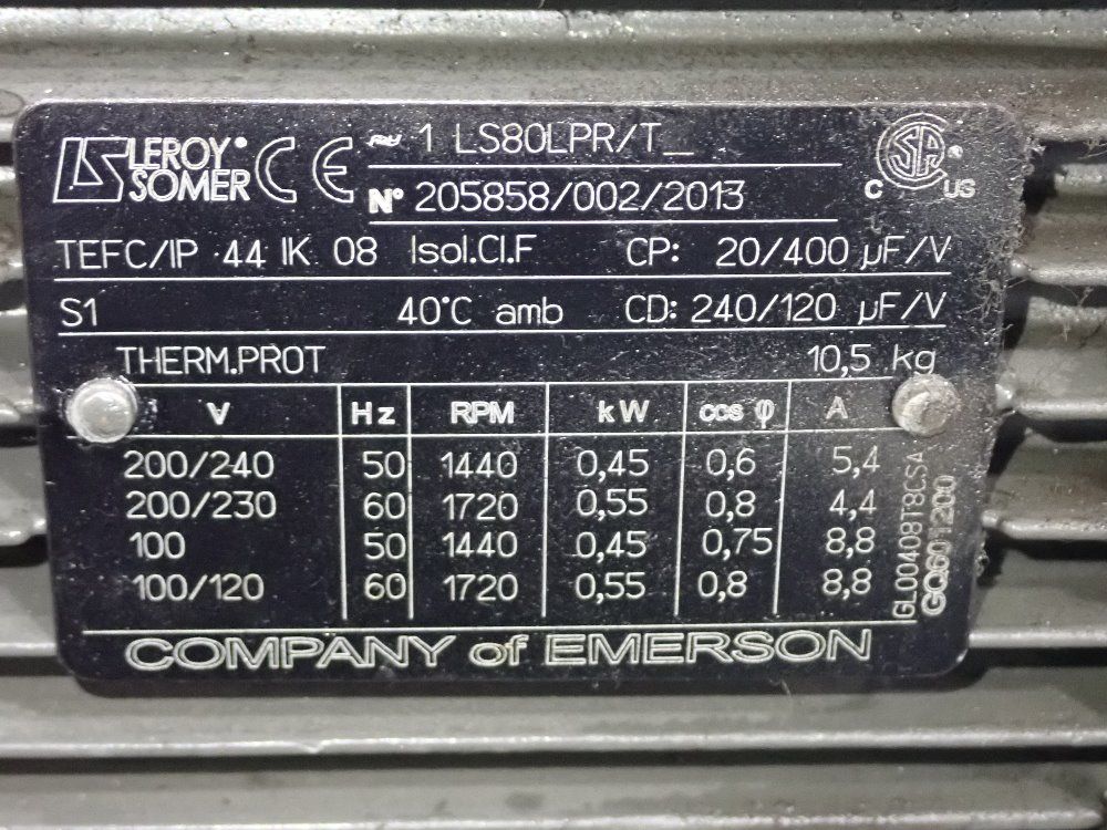 Agilent 0.55 Kw Vacuum Pump - 9499335