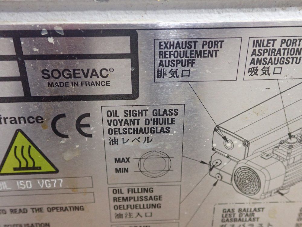 Sogevac Vacuum Pump - 5v100b