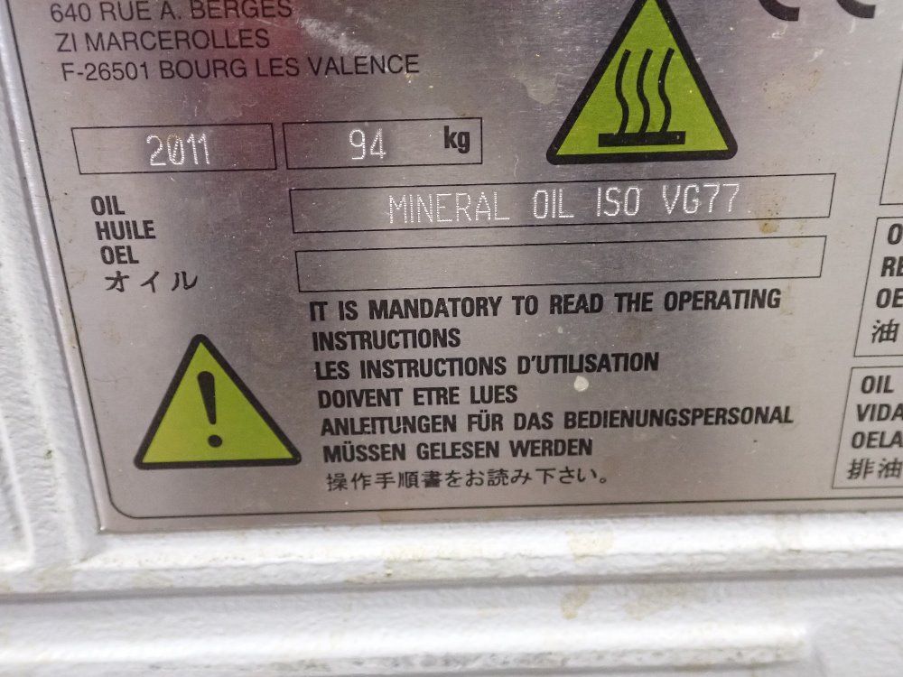 Sogevac Vacuum Pump - 5v100b