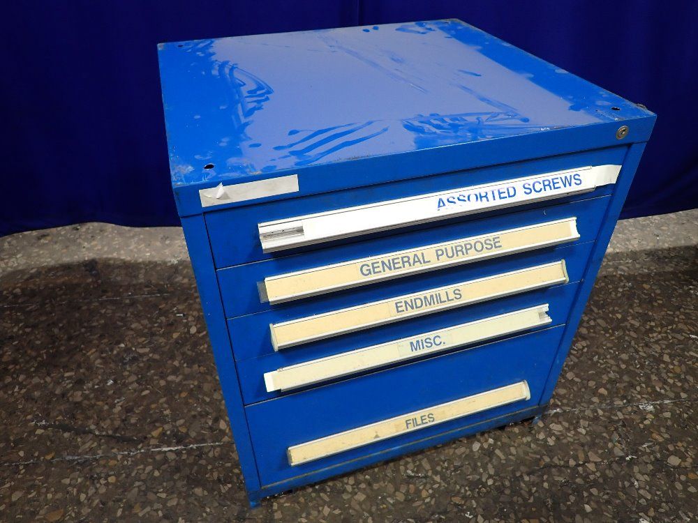 Stanley Vidmar 5 Drawers Tool Cabinet