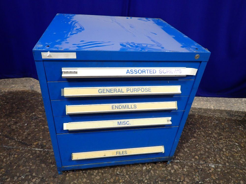 Stanley Vidmar 5 Drawers Tool Cabinet