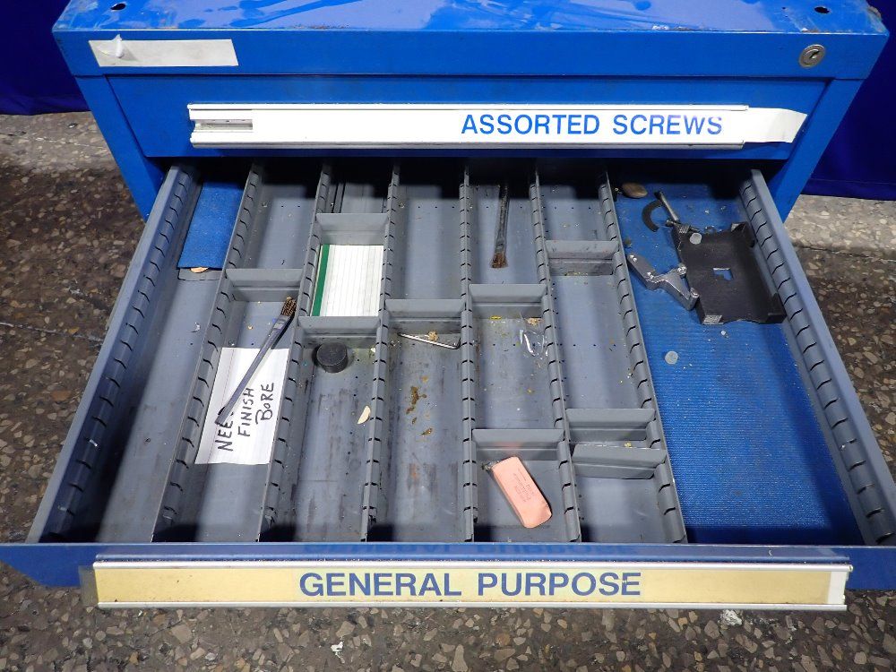 Stanley Vidmar 5 Drawers Tool Cabinet