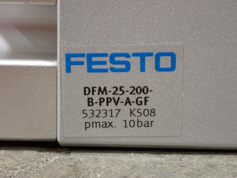 Festo Slide Guide - Dfm-25-200-b-ppv-agf