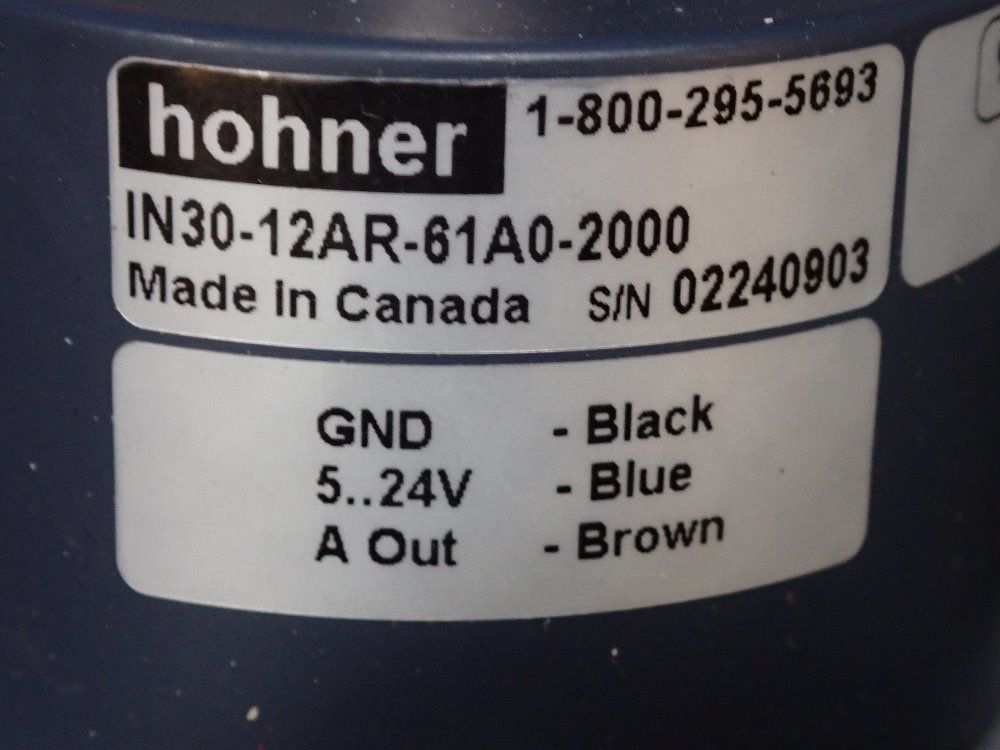 Hohner Encoder - In30-12ar-61a0-2000