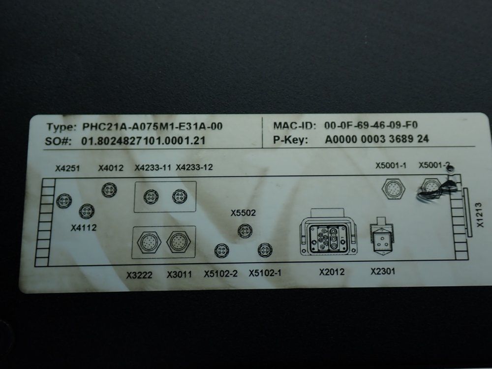 Sew Servodrive Movipro Drive And Application Controller - Phc21a-a075m1-e31a-00