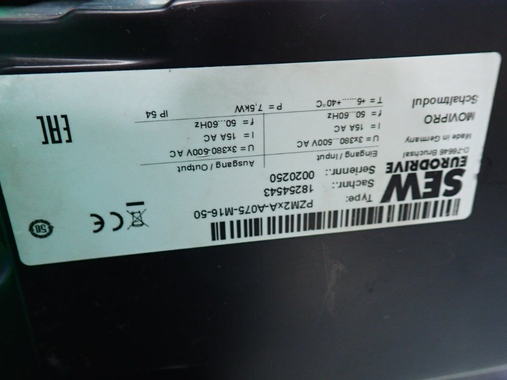 Sew Servodrive Movipro Drive And Application Controller - Phc21a-a075m1-e31a-00