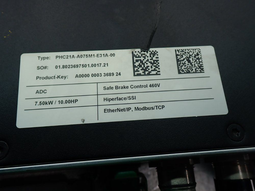 Sew Servodrive Movipro Drive And Application Controller - Phc21a-a075m1-e31a-00