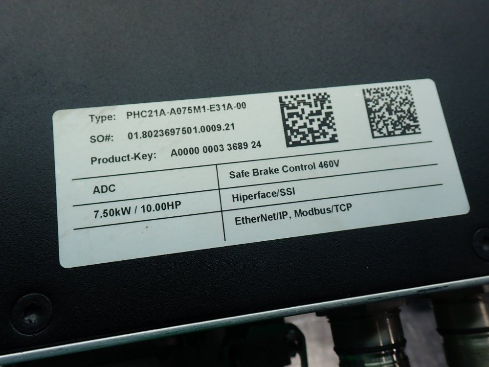 Sew Servodrive Movipro Drive And Application Controller - Phc21a-a075m1-e31a-00