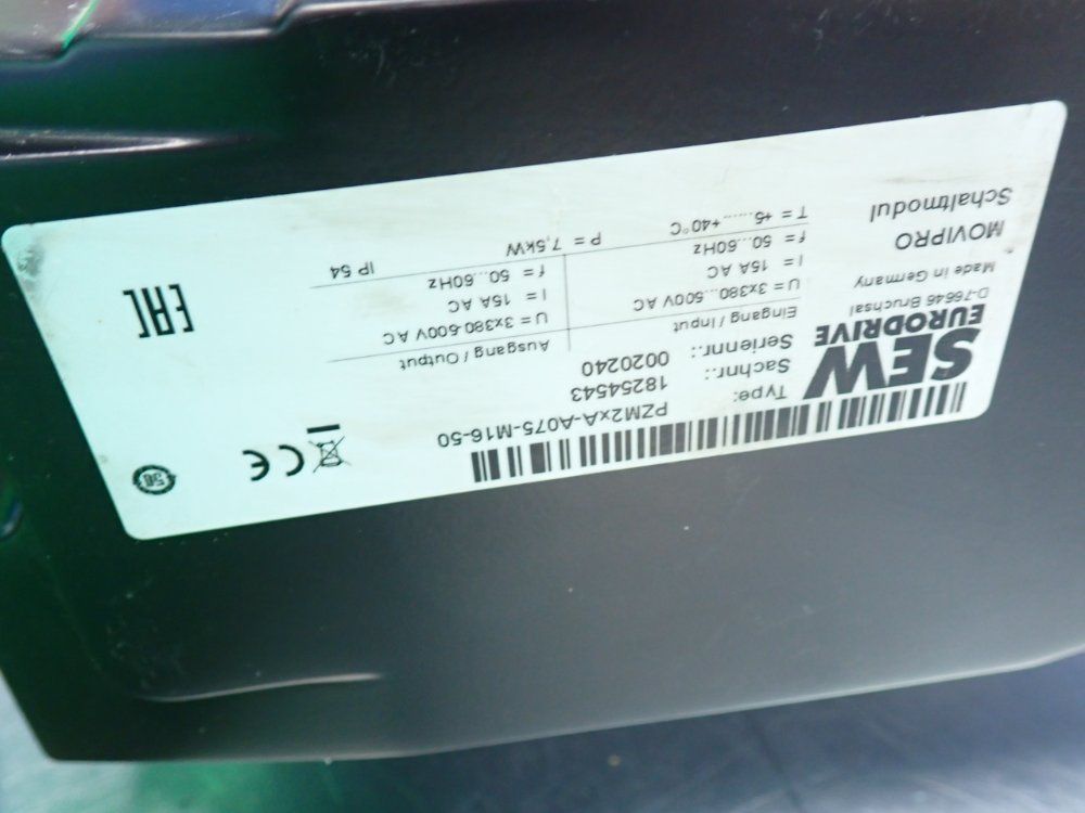 Sew Servodrive Movipro Drive And Application Controller - Phc21a-a075m1-e31a-00