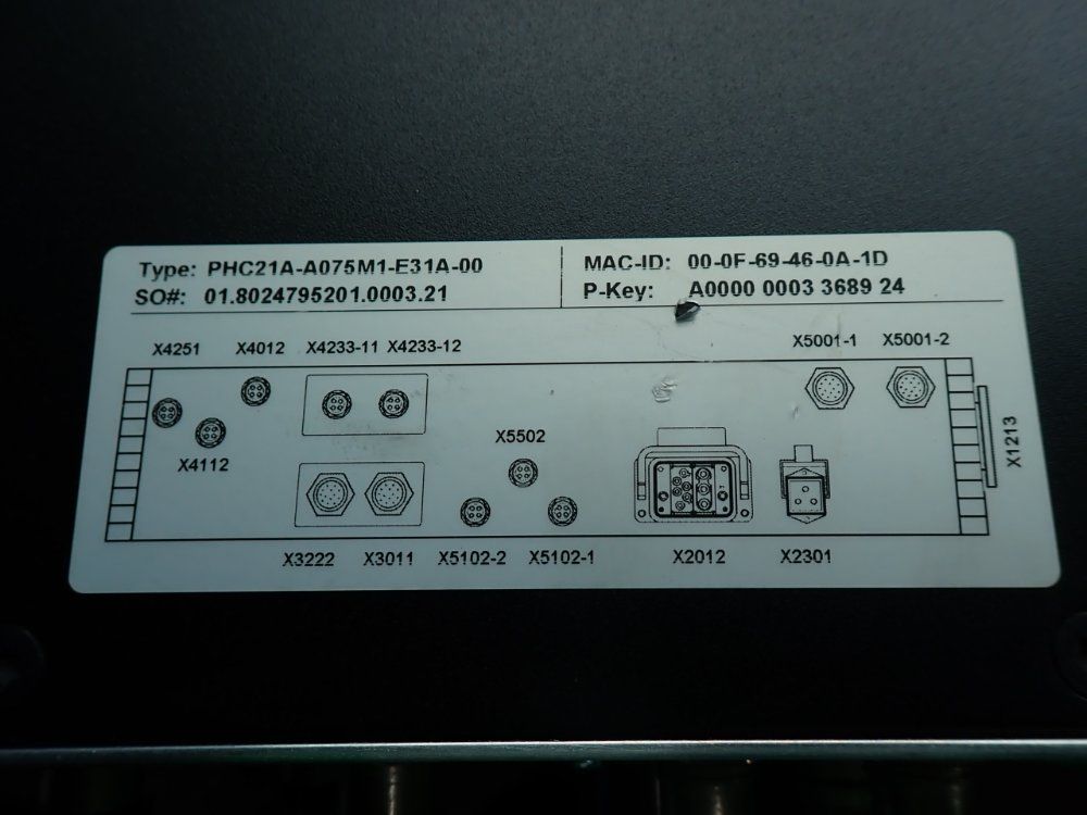 Sew Servodrive Movipro Drive And Application Controller - Phc21a-a075m1-e31a-00