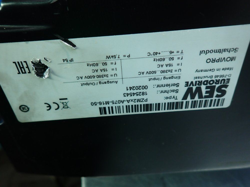 Sew Servodrive Movipro Drive And Application Controller - Phc21a-a075m1-e31a-00