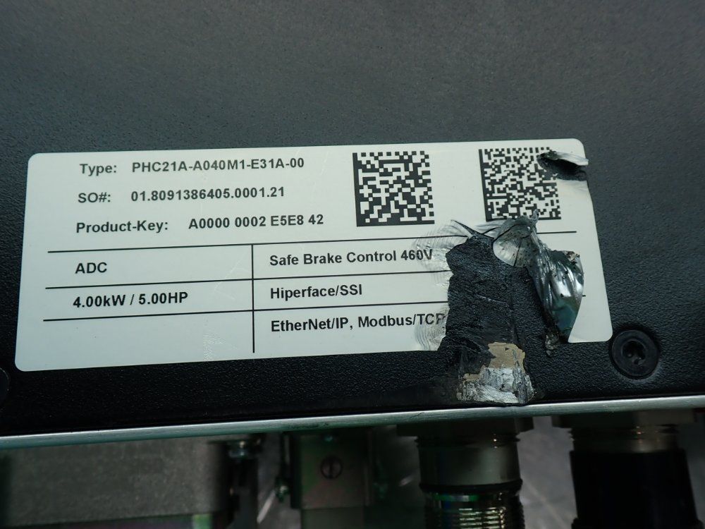 Sew Servodrive Movipro Drive And Application Controller - Phc21a-a075m1-e31a-00