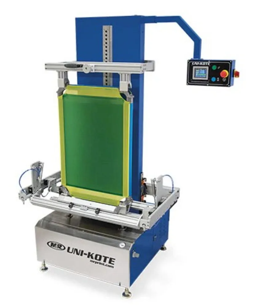 M&r Printing Equipment Uni-kote Screen Coater