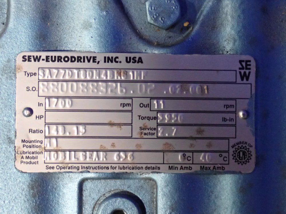 Sew 1 Hp Gear Drive - Dft80n4bng1nf