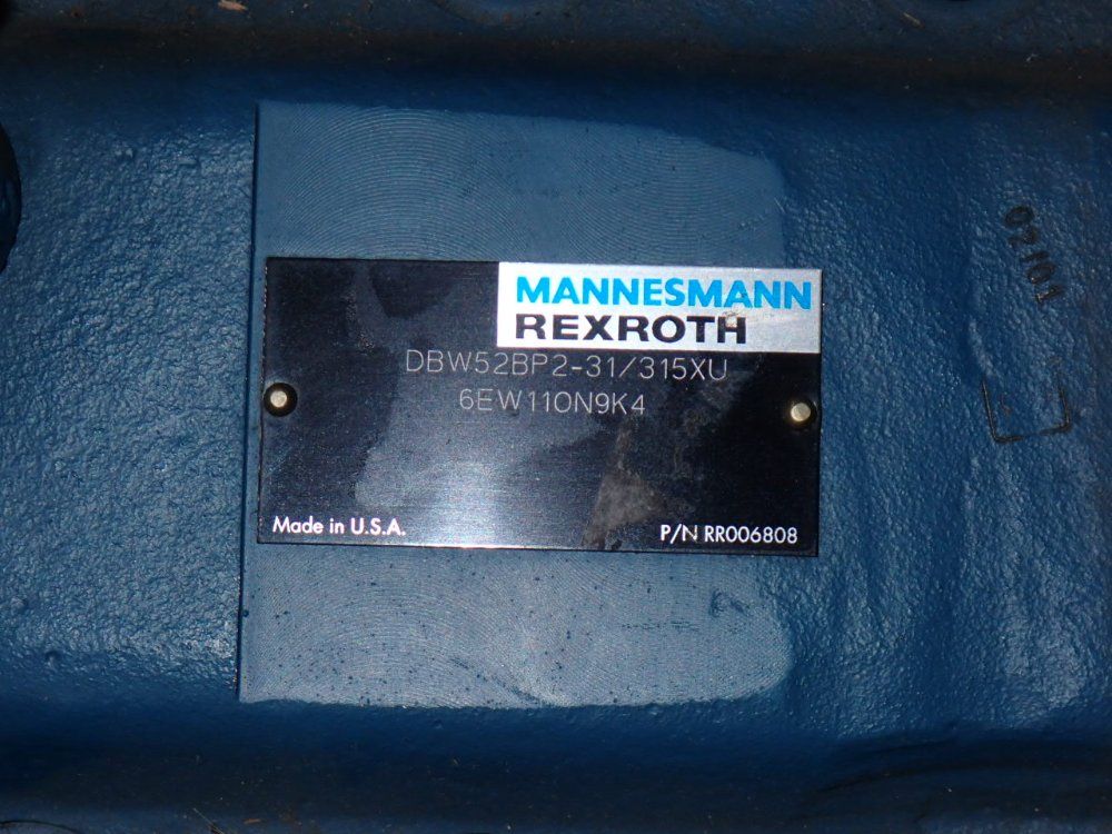 Mainesman, Rexroth Hydraulic Pump - Dbw52bp2-31/315xu6ew110n9k4