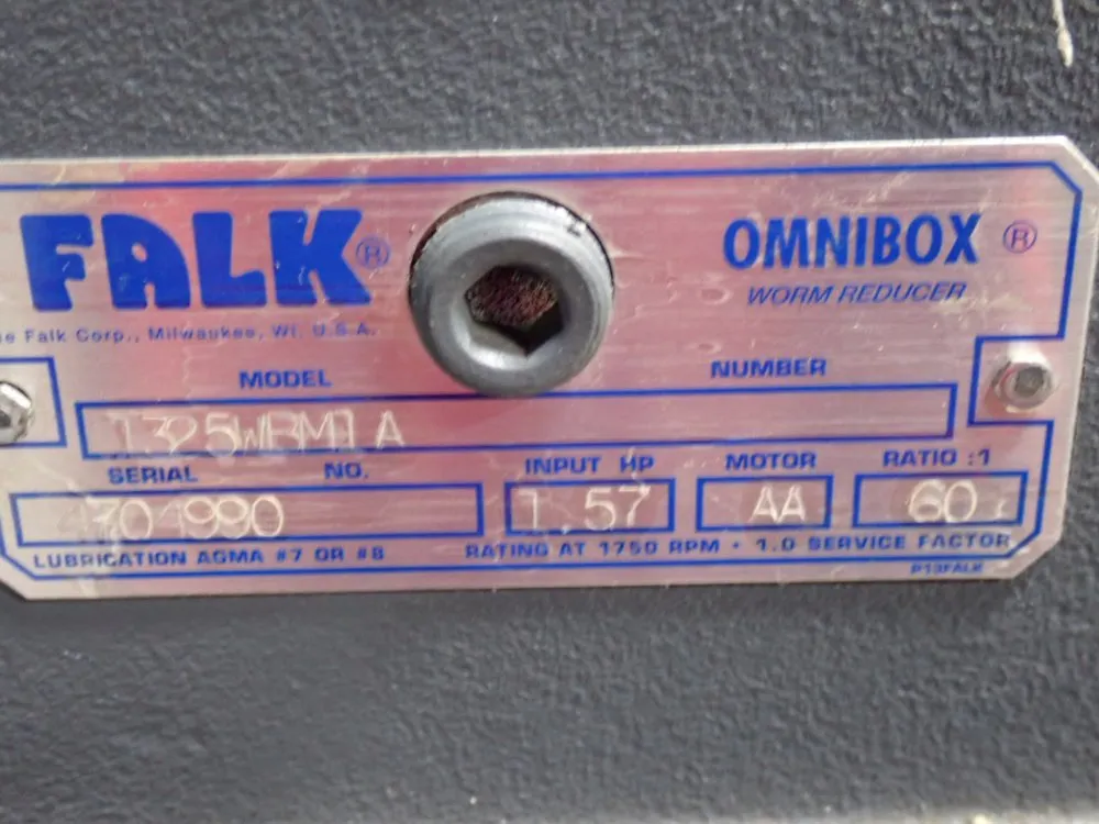 Falk 1.57 Hp Worm Reducer - 1325wbm1a