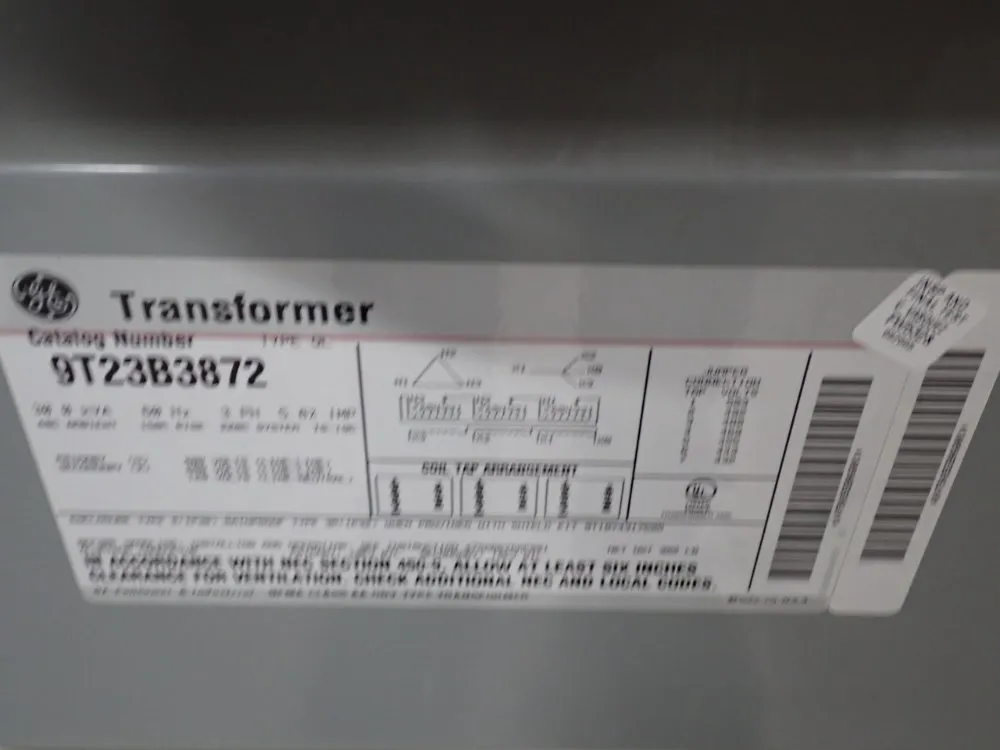 Ge 30 Kva Transformer - 9t23b3872
