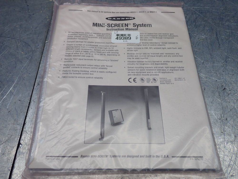 Banner Mini Screen System - Mska2424c2y-47509