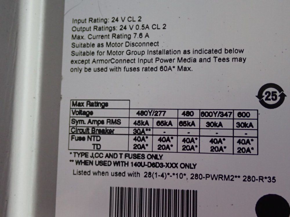 Allen Bradley Ethernet Base Module - 280e-fn-10-r