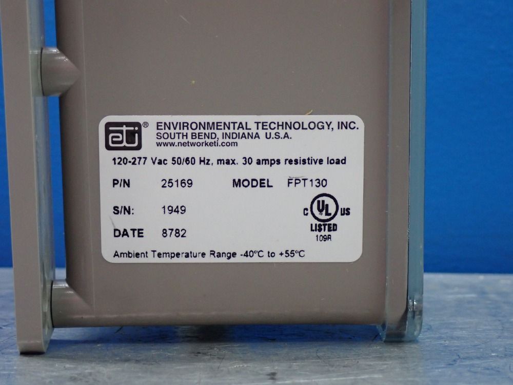Enviromental Technology, Inc. Eti Single Point Freeze Protection Heat Trace Control - 25169