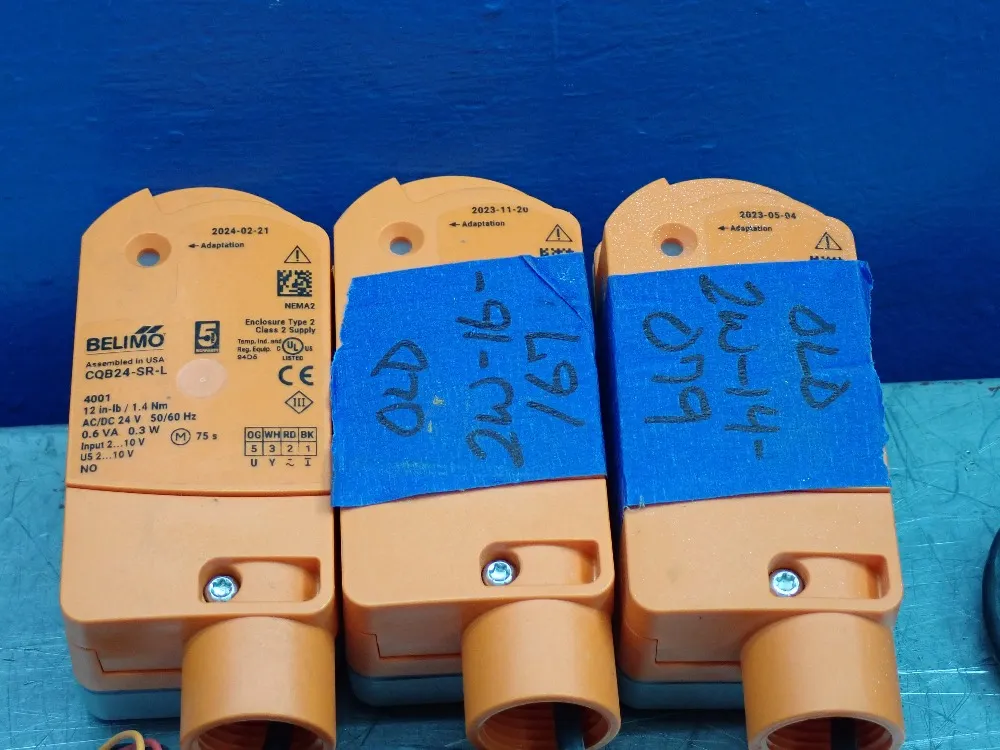 Belimo Control Valve, 3pcs