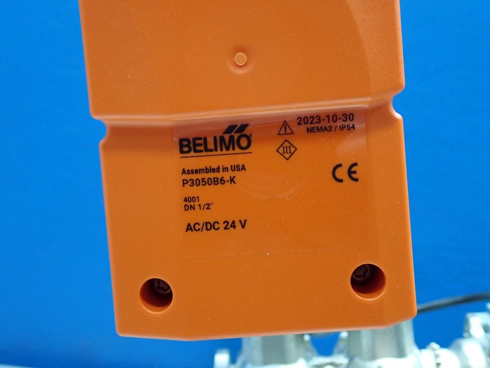 Belimo 6-way 1/2" Characterized Control Valve - P3050b6-k+lrx24-lp-ep6