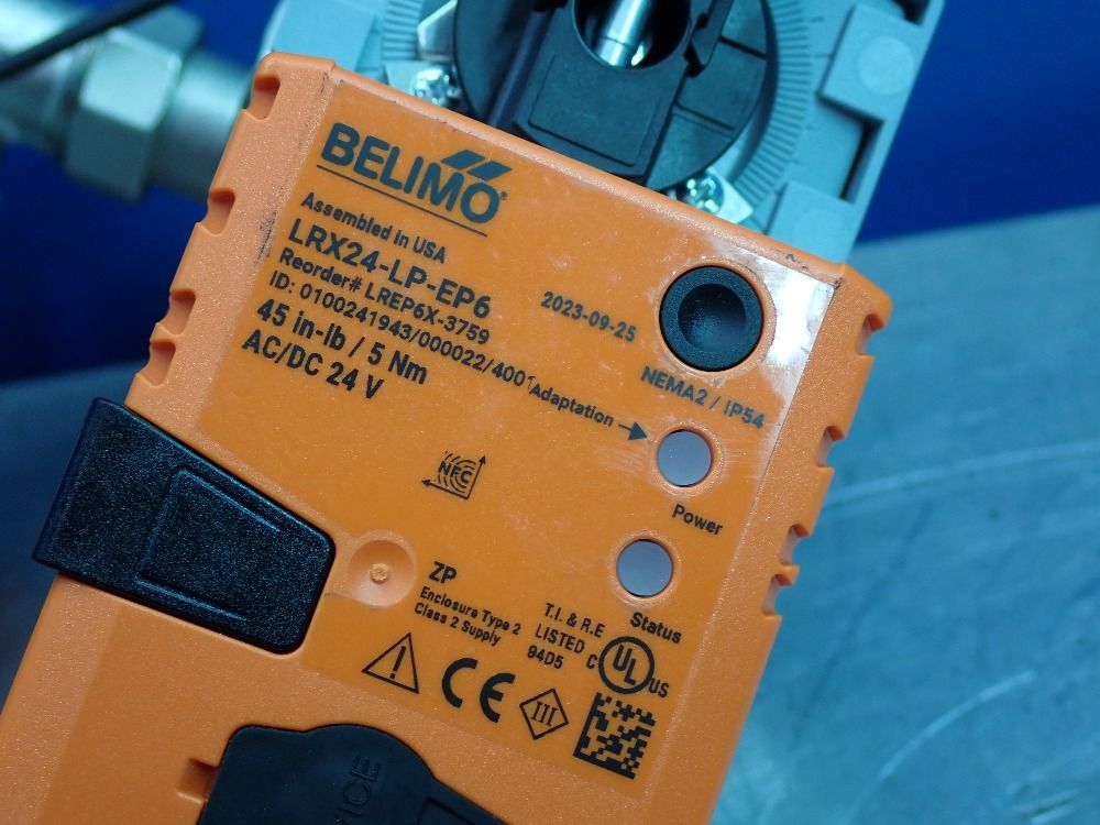 Belimo 6-way 3/4" Characterized Control Valve - P3075b6-j+lrx24-lp-ep6