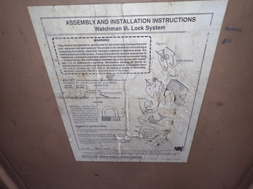 Knaack 48"x30"x27" Storage Chest