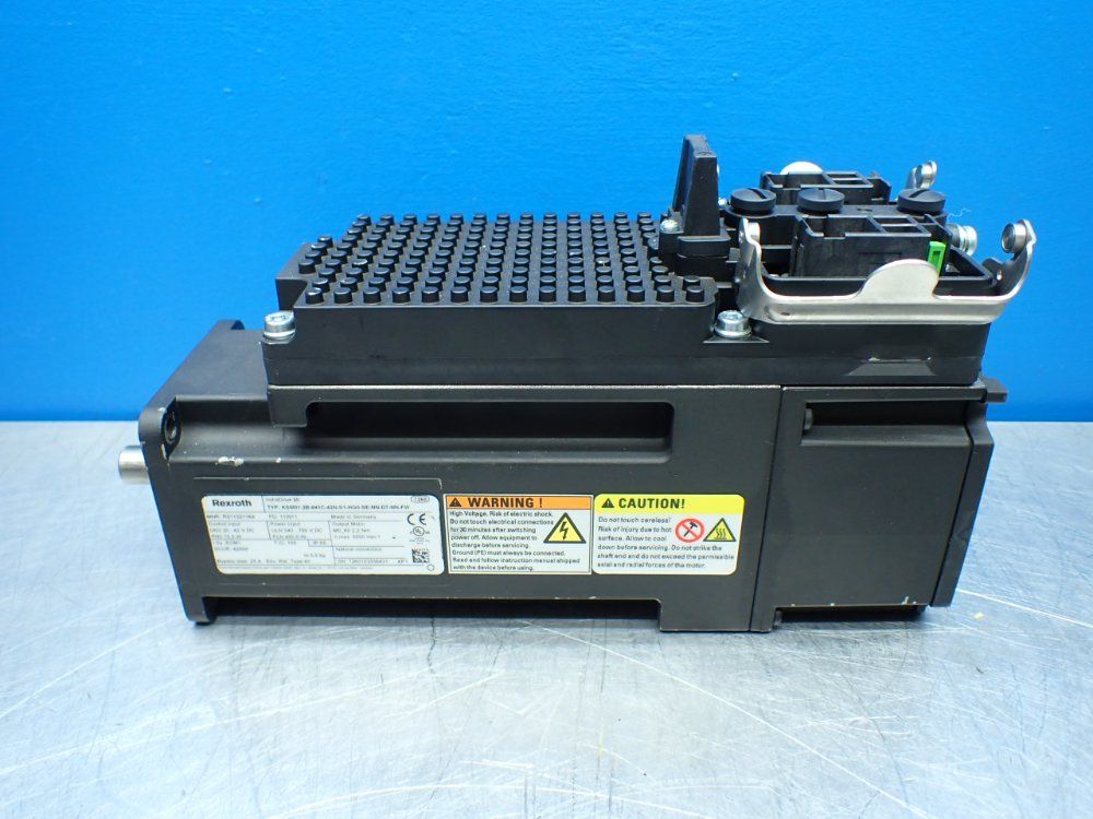 Rexroth 5500rpm, 2.2nm Continuous Torque. 9.4nm Max Torque Indradrive Mi Servo Motor: Ksm01.2b-041c-42n-s1-hg0-se-nn-d7-nn-fw - R911321164