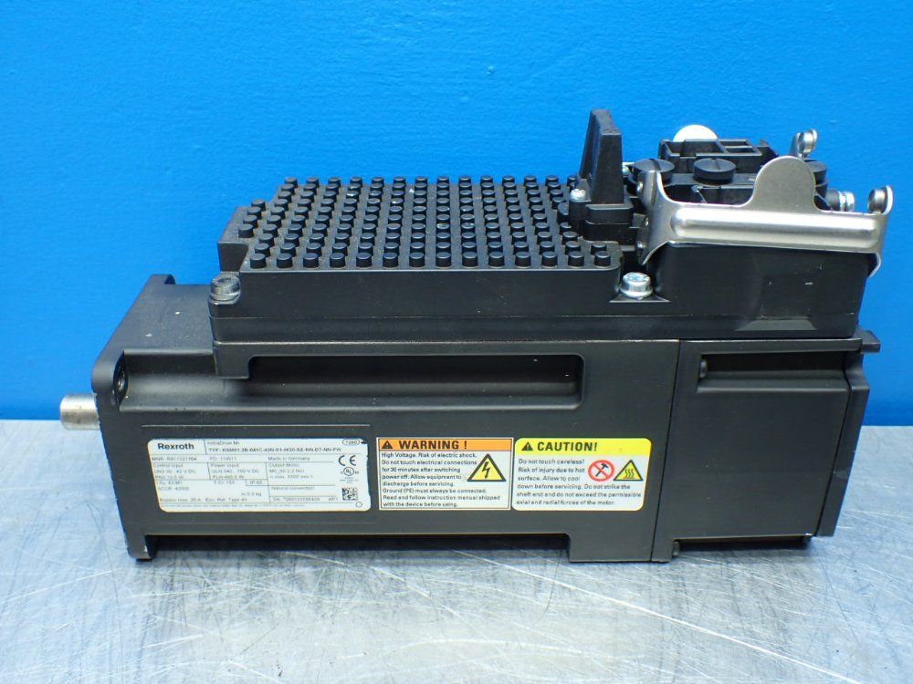 Rexroth 5500rpm, 2.2nm Continuous Torque. 9.4nm Max Torque Indradrive Mi Servo Motor: Ksm01.2b-041c-42n-s1-hg0-se-nn-d7-nn-fw - R911321164