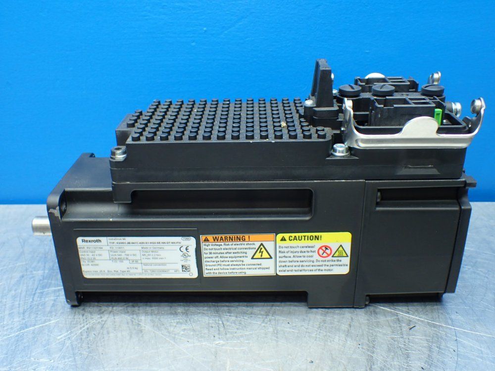 Rexroth 5500rpm, 2.2nm Continuous Torque. 9.4nm Max Torque Indradrive Mi Servo Motor: Ksm01.2b-041c-42n-s1-hg0-se-nn-d7-nn-fw - R911321164