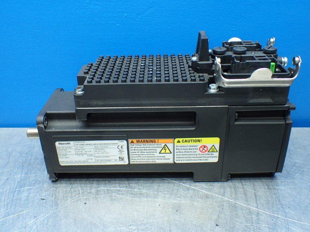 Rexroth 5500rpm, 2.2nm Continuous Torque. 9.4nm Max Torque Indradrive Mi Servo Motor: Ksm01.2b-041c-42n-s1-hg0-se-nn-d7-nn-fw - R911321164