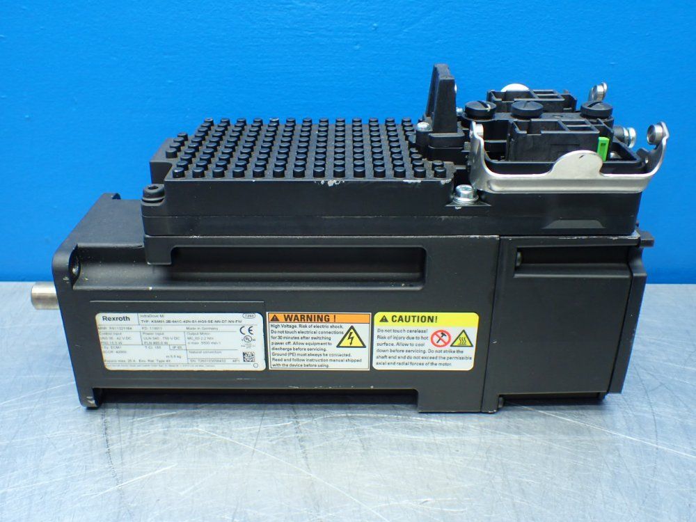 Rexroth 5500rpm, 2.2nm Continuous Torque. 9.4nm Max Torque Indradrive Mi Servo Motor: Ksm01.2b-041c-42n-s1-hg0-se-nn-d7-nn-fw - R911321164