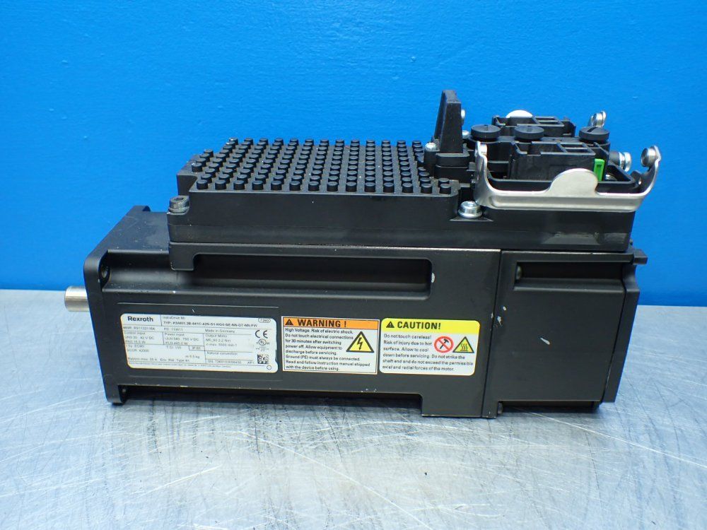 Rexroth 5500rpm, 2.2nm Continuous Torque. 9.4nm Max Torque Indradrive Mi Servo Motor: Ksm01.2b-041c-42n-s1-hg0-se-nn-d7-nn-fw - R911321164