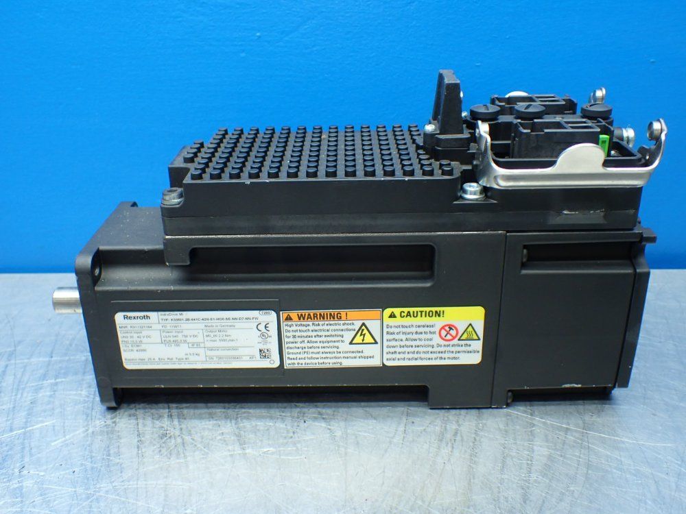 Rexroth 5500rpm, 2.2nm Continuous Torque. 9.4nm Max Torque Indradrive Mi Servo Motor: Ksm01.2b-041c-42n-s1-hg0-se-nn-d7-nn-fw - R911321164