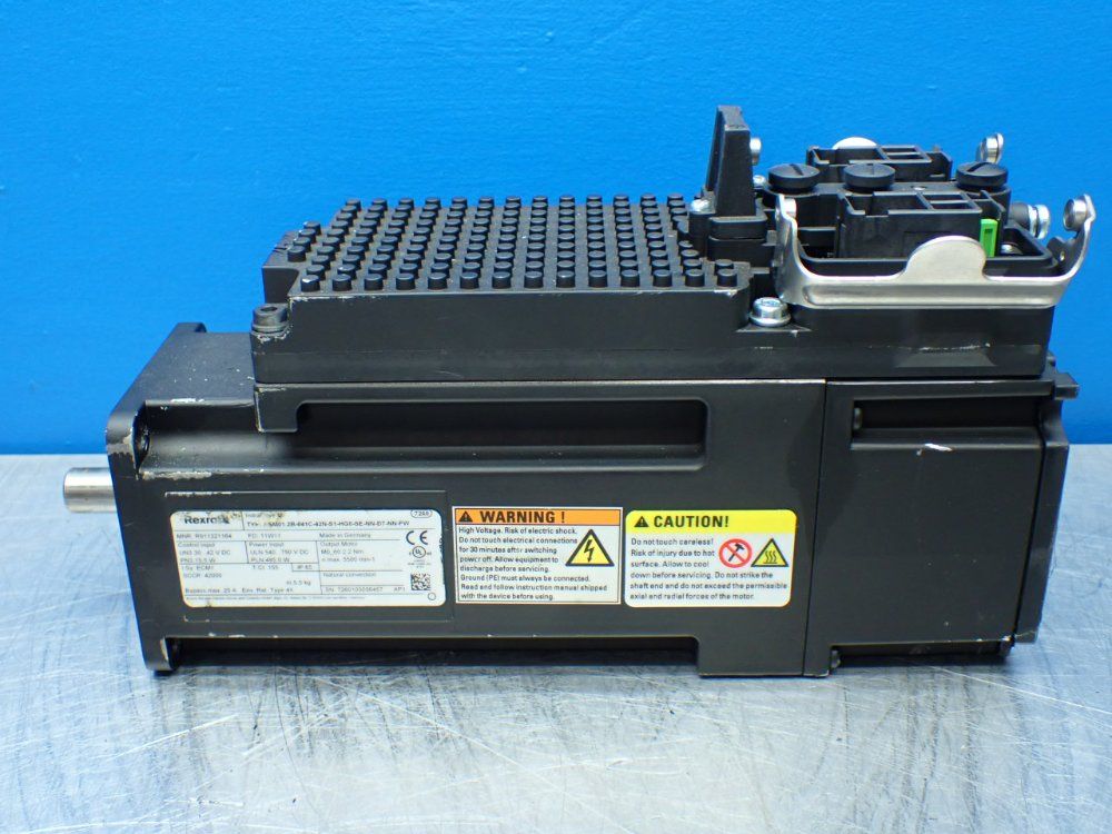 Rexroth 5500rpm, 2.2nm Continuous Torque. 9.4nm Max Torque Indradrive Mi Servo Motor: Ksm01.2b-041c-42n-s1-hg0-se-nn-d7-nn-fw - R911321164