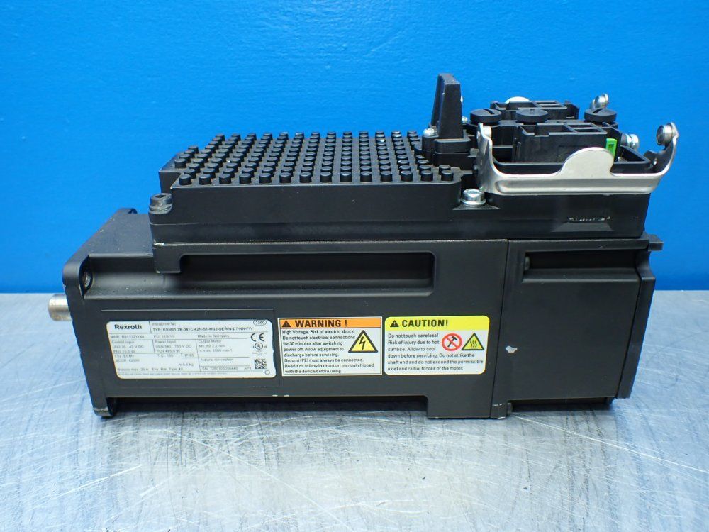 Rexroth 5500rpm, 2.2nm Continuous Torque. 9.4nm Max Torque Indradrive Mi Servo Motor: Ksm01.2b-041c-42n-s1-hg0-se-nn-d7-nn-fw - R911321164